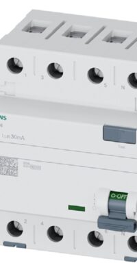 5SV3344-6 FI-Schutzschalter, 4-polig, 40 A, 30 mA